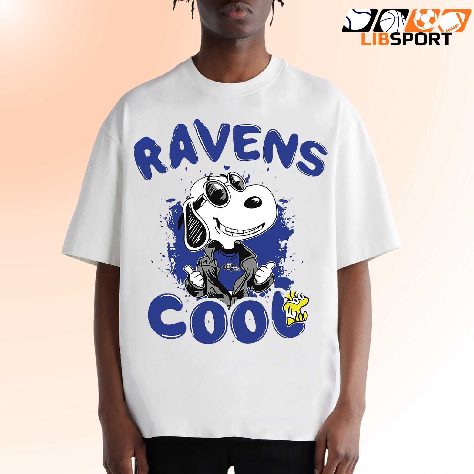 Baltimore Ravens Snoopy Joe Cool Were Awesome T Shirt, Nfl Sport Tee